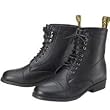 Saxon EquiLeather Lace Up Paddock Boots - Ladies