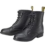 Saxon EquiLeather Lace Up Paddock Boots - Ladies