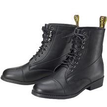 Saxon EquiLeather Lace Up Paddock Boots - Ladies