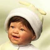 Nursery Playmates Little Bear Baby Doll with Brown Hair and Brown Eyes