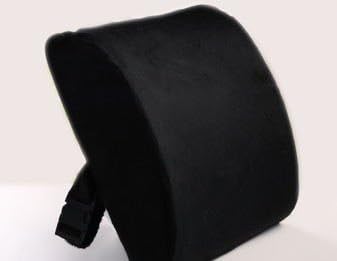 High Quality Lumbar Cushion Pillow Orthopedic Wedge This Lumbar Support Is Perfect for the Office Chair or the Car - Cushion Helps the Lumbar and Sacral Region of the Spinal Colum. This Lumbar Support Helps to Keep a Good Comfortable Posture While Sitting and Also Prevents Spinal Colum Problems, It Is Ideal for Those Who Work All Day At the Office or Drive Long Distances. Lumbar Pillow May Be Used in Chair or Car, the Deluxe Plush Velour Cover Is Detachable and Washable, Has Multiple Colors. (Black)