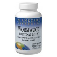 Planetary Herbals Wormwood Intestinal Detox 800 Mg, 60 Tablets