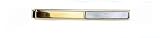 Gold plated and mother of pearl tie-slide