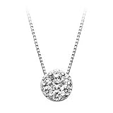 14kt. White Gold, 1/4 ct. tw. Endless Diamond Pendant