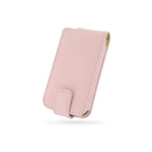 PDAir - Apple iPhone Pink Leather Case - Flip Style