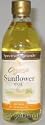 Sunflower Oil, Refined, Organic, 16 oz.