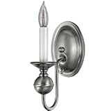 Hinkley VIRGINIAN Wall Sconces Wall Sconce (1 Bulb) Pewter