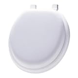 Church Seats 13EC ROUND PADDED TOILET SEAT, 006 BONE