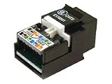 Belkin 10/100BT Cat5 Keystone Jack with 568A/568B Locking Tab (Black)