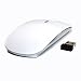 Bluecell White 2.4G RF DPI Blue Optical light wireless USB Mouse for Apple macbook 13" PRO AIR 11" ACER SONY HP DELL LENOVO TOSHIBA ASUS + Bluecell Cable Tie
