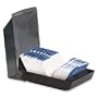 Rolodex 67012 Rolodex Covered Business Card File, 500 2-1/4x4 Cards, 24 A-Z Guides, Platinum