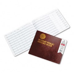 Dome Notary Public 8 1/2 x 10 1/2 Inch 60-Page Record Book (880)