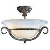 Traditional Del Rey Semi Flush Mounts BY Minka-Lavery