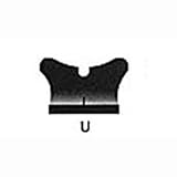 Williams Open Sight Blades U Notch, HGT 3/8 .582 .468 To .531