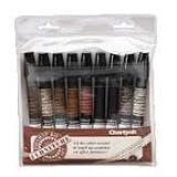 Wood Tone Markers In Pouch, 9/ST, Assorted, Sold as 1 set