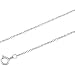 18K White Gold Cable Chain - 16 inches