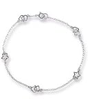 Boma Heart & Star Anklet