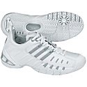 Women's adidas Barricade II - White/White/Silver