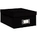 Pioneer B-1 Photo / Video Storage Box - holds over 1,100 photos up to 4" x 7" or 10 VHS videos Solid Black