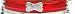 Crystal Bone Red Metallic Holiday Dog Collar Size Small