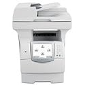 Lexmark X644e MFP - Multifunction ( fax / copier / printer / scanner ) - B/W - laser - copying (up to): 50 ppm - printing (up to): 50 ppm - 600 sheets - 33.6 Kbps - USB, 10/100 Base-TX - government GSA