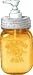 Kitchen & Housewares : Amber Mason Jar Soap Pump