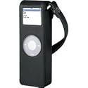 iLuv I605A-BLK Leather Case with Built-In Battery for Nano (Black)
