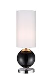 Black Glass Ball Columne