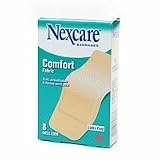 Nexcare Comfort Flexible Fabric Bandage, Knee And Elbow, 8 ct Packages (Pack of 6)