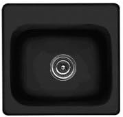 Advantage Series 16.5" x 15.5" Warren Rectangular Self Rimming Prep Bar Sink Finish: Black, Faucet Drillings: No Hole