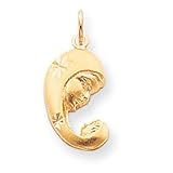 10k Mother and Child Charm