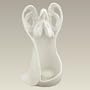 8" Porcelain Angel Candle Holder