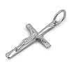 Crucifix Pendant - Sterling Silver - 24 mm Height