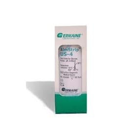 Germaine Labs 4 Parameter Aimstrip Urine Test Strips for Leukocytes, Glucose, Protein, Nitrite
