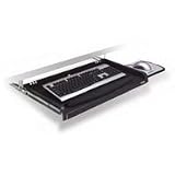 3M Under Desk Keyboard Drawer KD45, 16.5 inches x 25 inches x 3.2 inches, Black