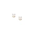 14K Yellow Gold 3 MM Opal Children's Earring Studs
