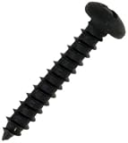 American Terminal AT-8108-500 #8 X 1-Inch Black Oxide Phillips Pan Head