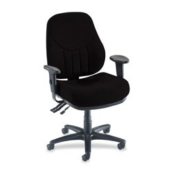 Lorell High-Back Multi-Task Chair, 26-7/8 by 26 by 39-Inch to 42-1/2-Inch, Black On Sale