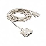 Cables To Go 03023 DB25 Male to DB9 Female Null Modem Cable, Beige (25 Feet/7.62 Meters)