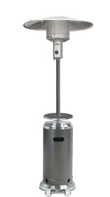 Gardensun Outdoor Propane Patio Heater (Hammered Silver/Stainless Steel)