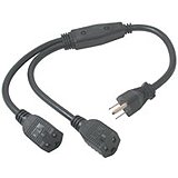 Cables To Go - 29802 - 1 To 2 Power Cord Splitter