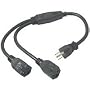 Cables To Go - 29802 - 1 To 2 Power Cord Splitter