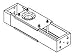 Peerless Acc 120 - Mounting Component ( Ceiling Plate ) - Steel - Black