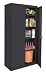 Storelogic 1UEZ9 Unassembled Storage Cabinet, H72, W36, Blk