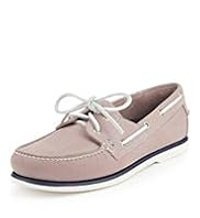Blue Harbour Freshfeet™ Leather Lace Up Deck Shoes