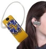 Earloomz SL-443 Golden State Warriors - Bluetooth Headset - Retail Packaging - Yellow/Blue