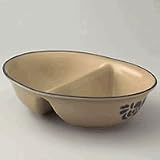 Pfaltzgraff Folk Art Divided Serving / Vegetable Bowl