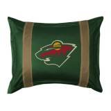 Sports Coverage 05JSSHM5WILSTAN Minnesota Wild Coordinating Pillow Sham in Green