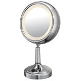Double Sided Pivot Lighted Mirror - 5x and 1x (Chrome) (16 1/2h x 8 3/4w 6 1/4d)