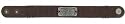 Michigan State Spartans Brown Leather Cuff Bracelet